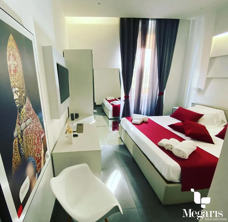 Megaris Luxury Suite Rooms Naples Couette-café